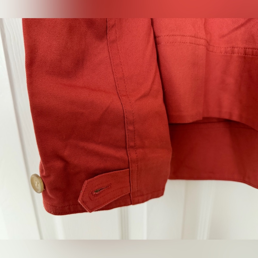 TIBI Harrison Sculpted Split-Neck Chino Top - S - Picture 5 of 7